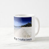 Mug Maurice - I Love - Plage tropicale - (Devant droit)