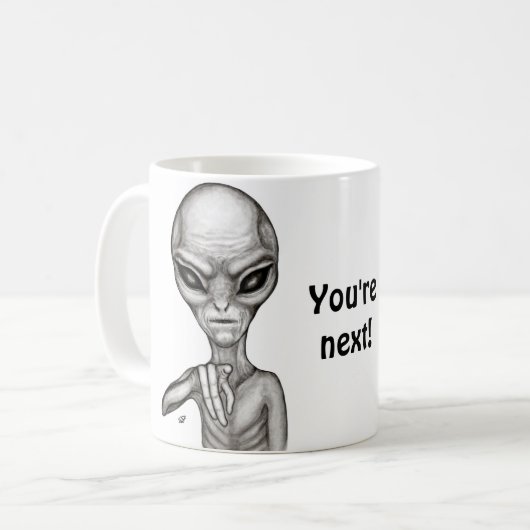 Mug Mauvais Alien, Tu es le prochain ! (Devant gauche)