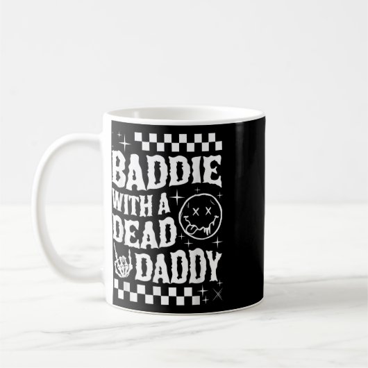 Mug Mauvais Avec Un Papa Mort Papa Dead Club Funny Dar (Gauche)