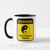 Mug Mauvais avertissement Karma (Gauche)