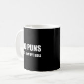 Mug Mauvais calembours qui est comment petit pain (Devant gauche)