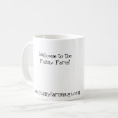 Mug mauvais-chat, accueil à l'asile de fous ! (Devant gauche)