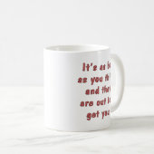 Mug Mauvais comme vous pensez (Devant droit)