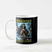 Mug Mauvais Squelette Autisme non diagnostiqué Brainro (Gauche)