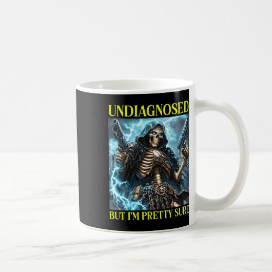 Mug Mauvais Squelette Autisme non diagnostiqué Brainro (Droite)