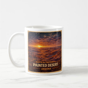 Mug Mauvais Terres Peintes Aurore Étoilée Arizona