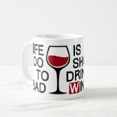 Mug Mauvais vin (Devant gauche)