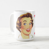 Mug Mauvaise attitude faite sur commande drôle (Devant gauche)