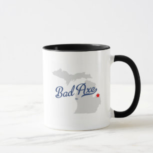 Mug Mauvaise chemise du Michigan MI de hache