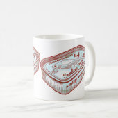 Mug Mauvaise haleine drôle Sardines en étain (Devant droit)