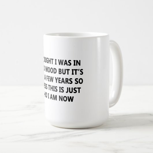 Mug Mauvaise humeur (Devant droit)