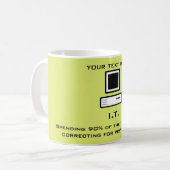 Mug Mauvaise informatique (Devant gauche)
