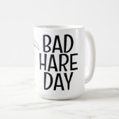 Mug Mauvaise journée de lièvre (Devant droit)