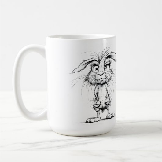 Mug Mauvaise journée de lièvre (Gauche)