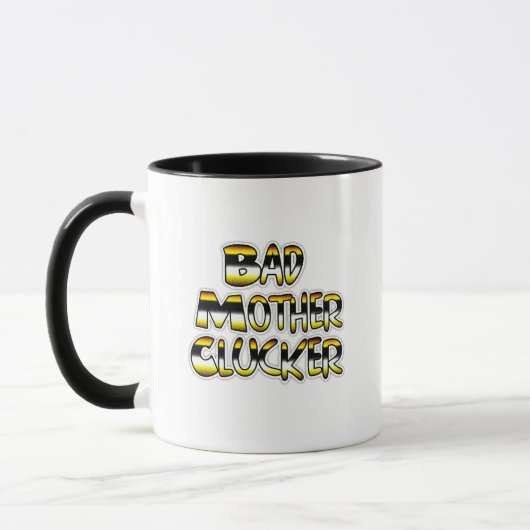 Mug Mauvaise Mère Clucker Drôle Poulet De Poulet (Gauche)