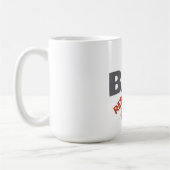 Mug Mauvaise réputation / Moderne minimaliste uni (Gauche)