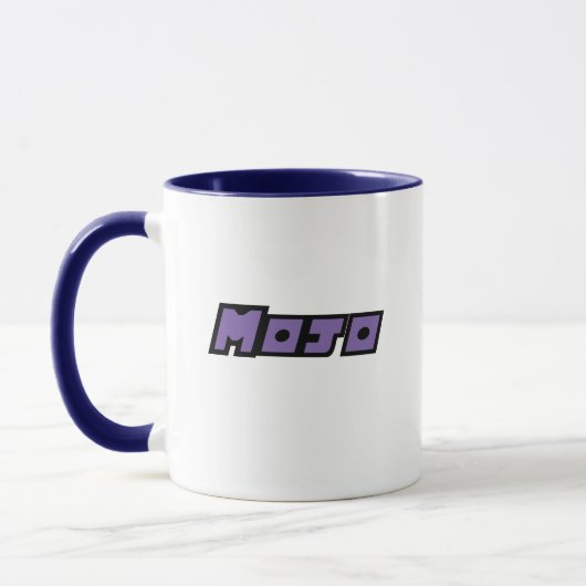 Mug Mauve et blanc (Gauche)