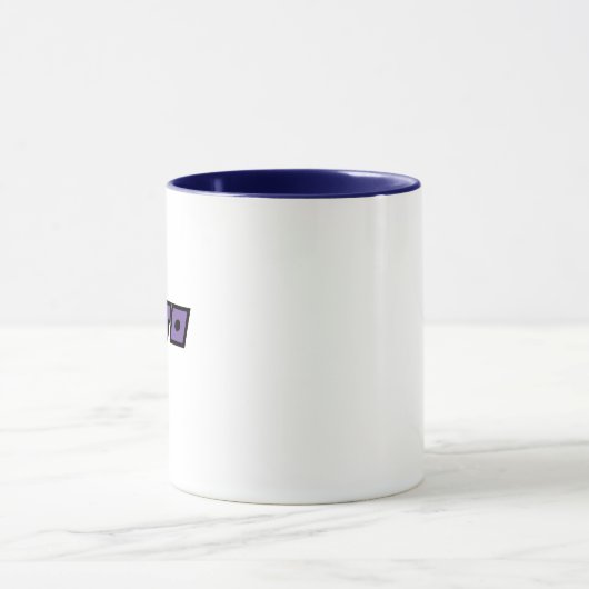 Mug Mauve et blanc (Centre)