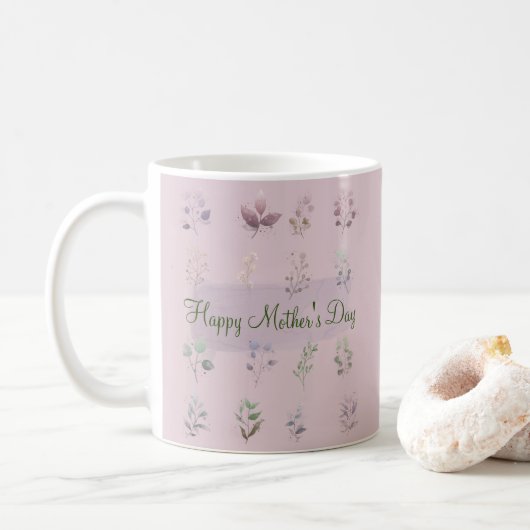 MUG MAUVE SERENITY JOUR DE LA MÈRE (Avec donut)