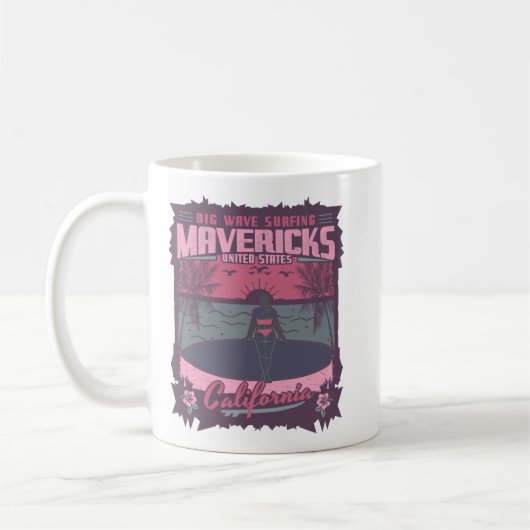 MUG MAVERICKS CALIFORNIA - BIG WAVE SURFING (Gauche)