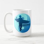 Mug Mavericks - Demi-Moon Bay (Bleu) (Gauche)