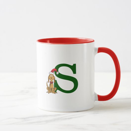 Mug Max le Grinch Classique | Monogramme S (Droite)