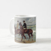 Mug Max Liebermann : Deux Cavaliers sur la Plage Art (Devant gauche)