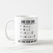 Mug Maxwells Equations Math 1WH1 de Maxwell Maxwell (Gauche)