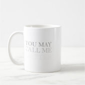Mug May Call Me Master Masters Diplômé 2024 Me (Gauche)
