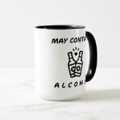 Mug May Contain Alcohol – Drôle (Devant droit)