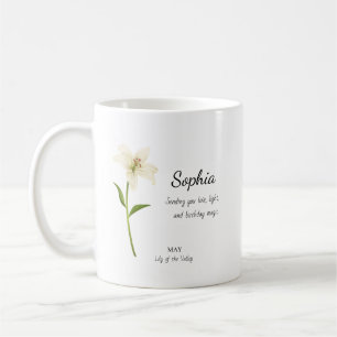 Mug May Muguet Personnalisé Anniversaire