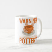 Mug May Spontaneously Talk About Pottery Wheel Hobby P (Devant droit)
