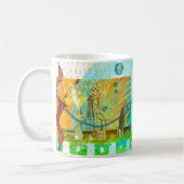 Mug Maya Turquoise & Golden Misty Sky (Gauche)