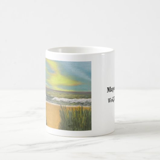Mug Mayo Beach Wellfleet Cape Cod Painting (Centre)
