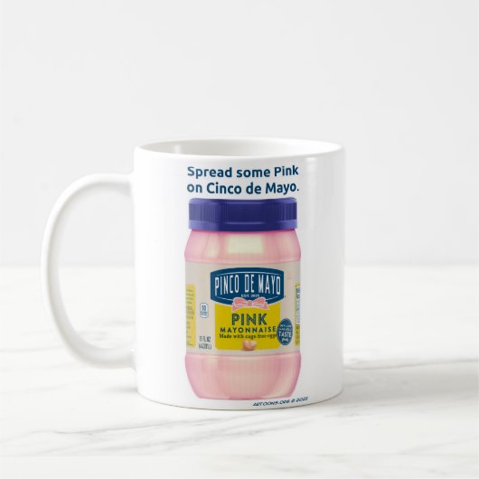 Mug Mayonnaise rose (Gauche)