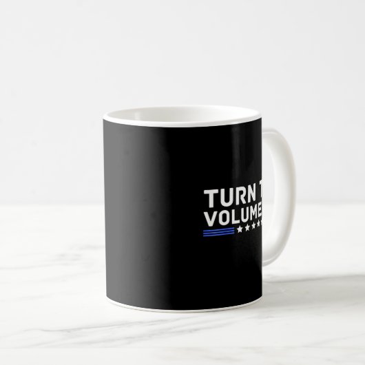 Mug Mayor Zohran Mamdani New York Turn The Volume Up (Devant droit)