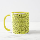 Mug Maze d'hexagone jaune (Gauche)