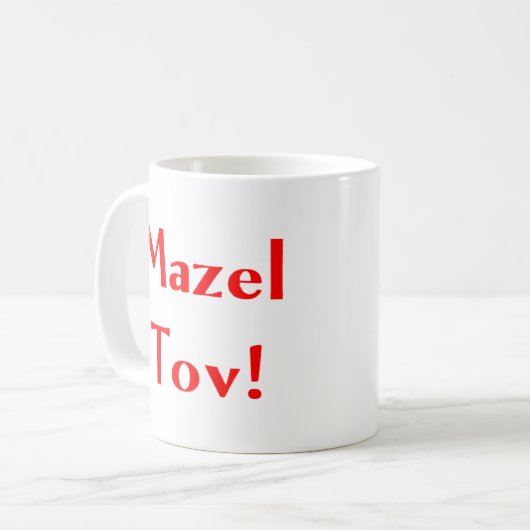 Mug mazel tov (Devant gauche)