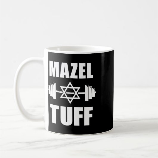 Mug Mazel Tuff Drôle entraînement juif (Gauche)