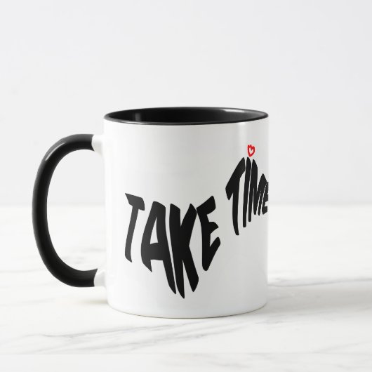 Mug Mazipoodé prendre le temps 2 - Vague noire (Gauche)