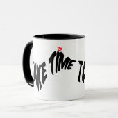 Mug Mazipoodé prendre le temps 2 - Vague noire (Devant gauche)