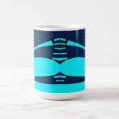 Mug Mazipoodles Cocktail Press - Navy Turquoise (Centre)