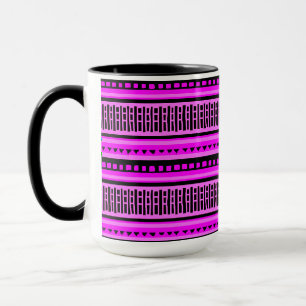 Mug MAZIPOODLES Motif de Tricot à rayures 002 B