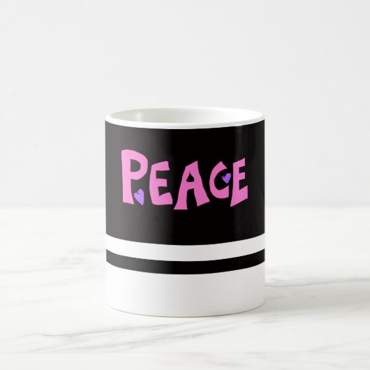 Mug MAZIPOODLES Paix Rose 2 (Centre)
