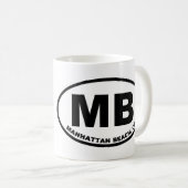 Mug MB Manhattan Beach (Devant droit)
