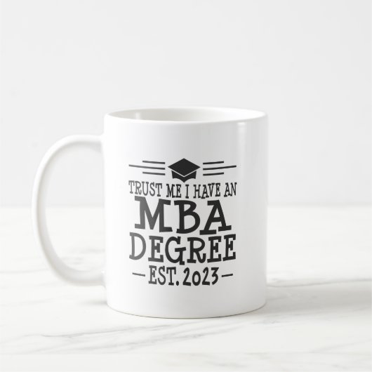 Mug MBA Graduation 2023 Masters Business (Gauche)