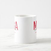 Mug MBA Red Black Date Nom Diplôme Diplôme (Centre)