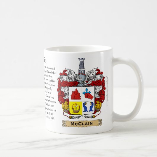 Mug McClain, l'origine, la signification et la crête (Droite)