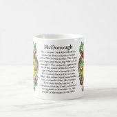 Mug McDonough, l'origine, la signification et la crête (Centre)