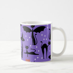 Mug MCM tenue de fête d'Halloween Chat Minimaliste Vio